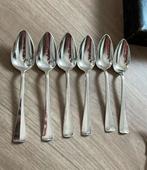 Verzilverde dessertlepels Gero Haags lofje, Huis en Inrichting, Keuken | Bestek, Ophalen of Verzenden, Zo goed als nieuw, Zilver