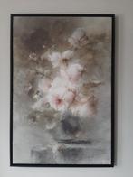 Nieuw: Canvas vaas met Rozen van Magaretha Roosenboom 80x120, Ophalen, Nieuw, Schilderij, 75 cm of meer