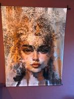 Zgan Stoffen muurdoek, schilderij 170 x 130 cm, Ophalen of Verzenden, Zo goed als nieuw