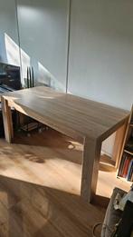 Houten eettafel, Huis en Inrichting, Tafels | Eettafels, Ophalen, Gebruikt, 50 tot 100 cm, Vijf personen of meer