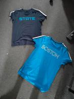 Twee T-shirts met korte mouwen, Ophalen of Verzenden, Zo goed als nieuw, Blauw