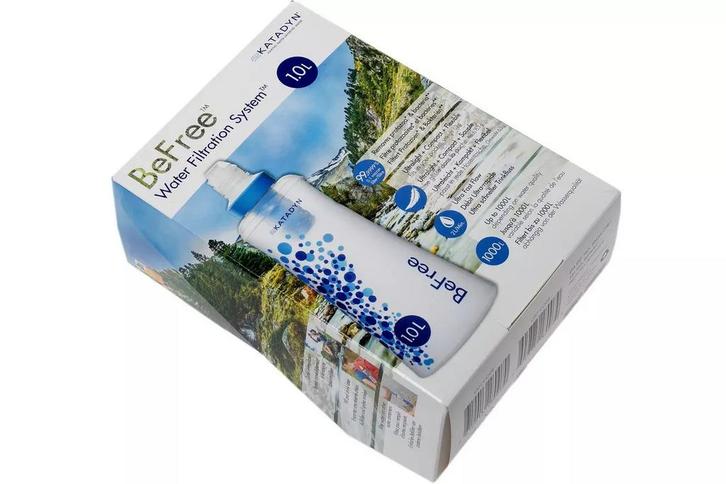 BEFREE WATERFILTER 1L MET 1 EXTRA VERVANGINGSFILTER, Caravans en Kamperen, Kampeeraccessoires, Nieuw, Ophalen of Verzenden