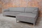 ZGANieuw! grijze stoffen Leolux Pode Insert design hoekbank, Ophalen, 250 tot 300 cm, Leolux, Design