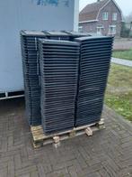 Keramische dakpannen, ruim 250 stuks, Doe-het-zelf en Verbouw, Dakpannen en Dakbedekking, Ophalen, Steen of Klei, Zwart, Nieuw