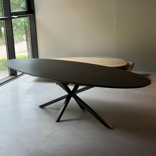 Eiken tafels deens ovaal organisch recht tegen dump prijzen!, Huis en Inrichting, Tafels | Eettafels, Nieuw, 200 cm of meer, Vijf personen of meer