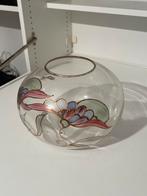 Vintage Paul Nagel handbeschilderde vaas, Ophalen, Glas