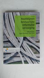Hoofdlijnen bestuurlijke informatieverzorging 9789001778095, Ophalen of Verzenden, Alpha, Zo goed als nieuw, Overige niveaus