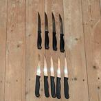 Steak messen set van 6 en set van 4 scherp, Ophalen of Verzenden, Zo goed als nieuw, Overige materialen, Los bestek