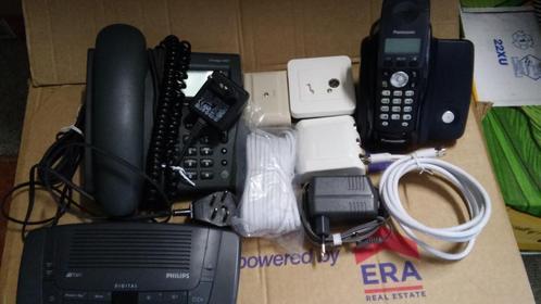 Siemens Gigaset DEC telefoon Panasonic Philips Tele2, Telecommunicatie, Vaste telefoons | Handsets en Draadloos, Gebruikt, 4 handsets of meer