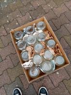 Weckpotten 1.5 liter voor decoratie op een terras. 14 stuks, Tuin en Terras, Kweekspullen, Zo goed als nieuw, Ophalen