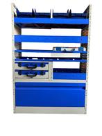 Metalen bedrijfswageninrichting 1015x360x1450 mm, Ophalen of Verzenden, Nieuw