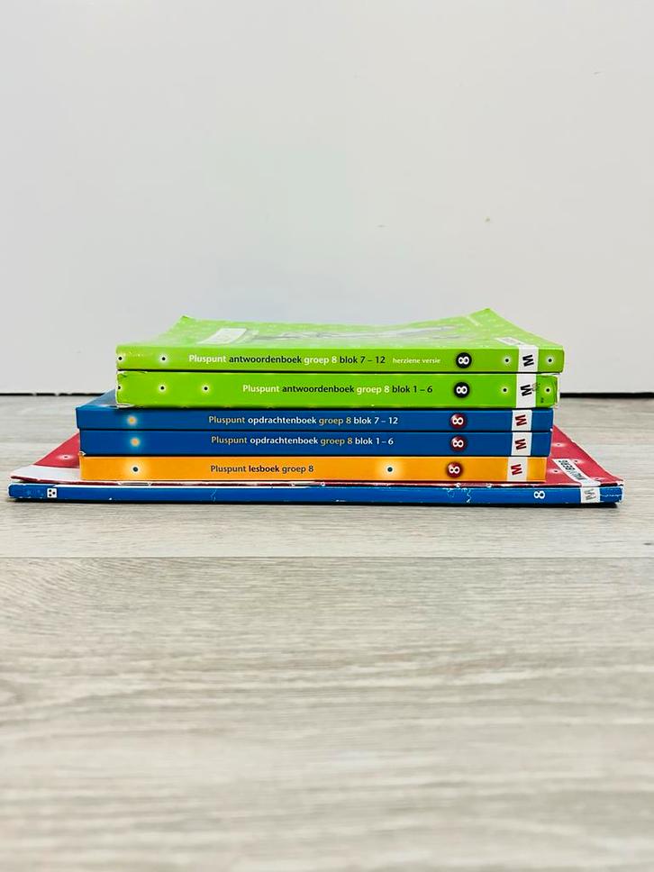 Pluspunt Rekenen Groep 8 - Complete Set, Boeken, Schoolboeken, Zo goed als nieuw, Wiskunde A, Overige niveaus, Verzenden
