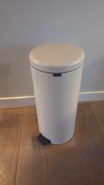 Brabantia NewIcon Prullenbak - 30 liter - Soft Beige, Ophalen, Gebruikt, Rvs, 50 tot 75 cm