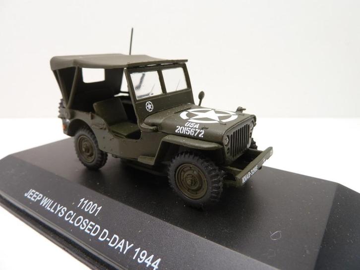 Willy's Jeep   ''  closed D-Day 1944  ''  sun star, Hobby en Vrije tijd, Modelauto's | 1:43, Zo goed als nieuw, Auto, Overige merken