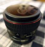 2 EOS-M EF-M Lenzen, 6.5 mm Fisheye f2.0, Meike 35 mm f1.7, Ophalen, Zo goed als nieuw, Groothoek Fisheye-lens