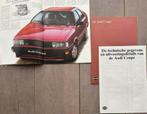 Unieke Audi Coupé 1983, folder, en technisch, Ophalen of Verzenden, Gelezen, Audi