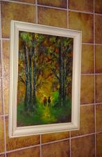 Expressionistisch Schilderij gemaakt en gesigneerd door: v.T, Antiek en Kunst, Kunst | Schilderijen | Klassiek, Ophalen of Verzenden