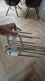 Broekenhangers - 4 stuks, Kleding | Dames, Kledinghangers, Ophalen, Gebruikt, Metaal, Volwassenen
