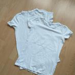 2x  witte t- shirts  mast 158/164  ( meisjesmodel), Ophalen of Verzenden, Gebruikt, Meisje, Shirt of Longsleeve
