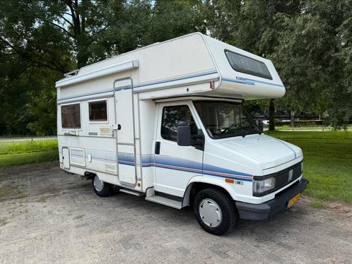 Superleuke Fiat 290 2.5d camper ,stuurbekrachtiging, Caravans en Kamperen, Campers, Particulier, tot en met 4, Alkoof, Fiat, Fiat