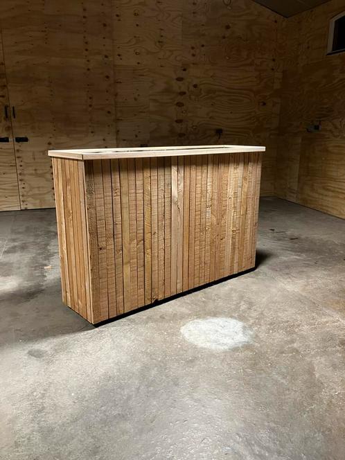 Douglas plantenbak op wielen, Tuin en Terras, Bloembakken en Plantenbakken, Nieuw, Hout, 60 cm of meer, 100 cm of meer, Rechthoekig