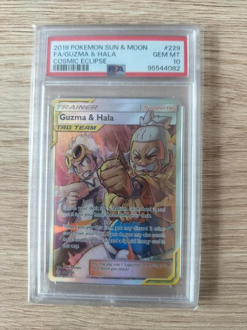 Guzma & Hala #229, Hobby en Vrije tijd, Verzamelkaartspellen | Pokémon, Nieuw, Losse kaart, Ophalen of Verzenden