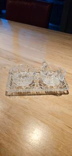 Melk en suikerstel., Antiek en Kunst, Antiek | Glas en Kristal, Ophalen of Verzenden