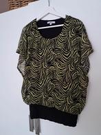 Miss E Blouse - Zebra Print - XL, Kleding | Dames, Blouses en Tunieken, Zwart, Maat 46/48 (XL) of groter, Ophalen of Verzenden