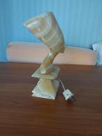 Marmeren sfinx lamp, Huis en Inrichting, Lampen | Tafellampen, Ophalen, Zo goed als nieuw, Minder dan 50 cm