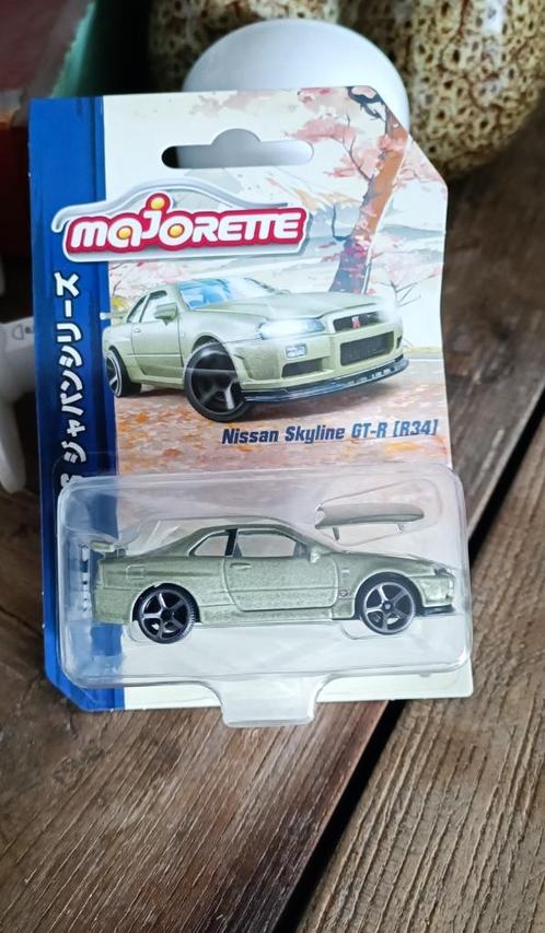 majorette nissan skyline gt-r (r34) japan series, Hobby en Vrije tijd, Modelauto's | Overige schalen, Nieuw, Auto, Ophalen of Verzenden