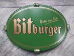 Bitburger bier reclamebord, Ophalen of Verzenden, Gebruikt, Reclamebord, Plaat of Schild, Overige merken