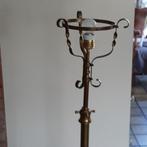 Hoge staander / voet schemerlamp koper, Antiek en Kunst, Antiek | Lampen, Ophalen