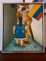 Schilderij Botero "National holiday", Ophalen