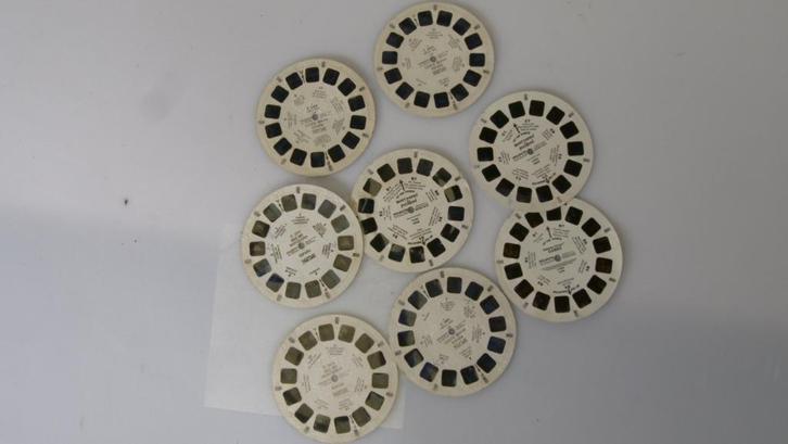Set van 8 View-Master Schijven, Antiek en Kunst, Antiek | Speelgoed, Ophalen of Verzenden
