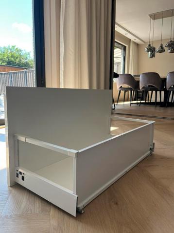 2x Ikea maximera lade 80x37 met front voxtorp hoogglans wit - afbeelding 3