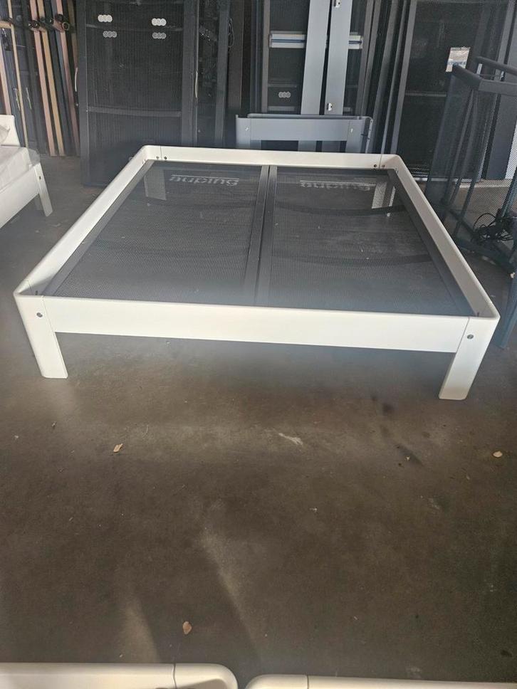 Zgan Auping auronde 180x200  type 1000  vlak, Huis en Inrichting, Slaapkamer | Bedden, Zo goed als nieuw, Tweepersoons, 180 cm