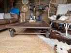 industriële lage tafel op wielen, Ophalen, Gebruikt, 50 tot 100 cm, Minder dan 50 cm