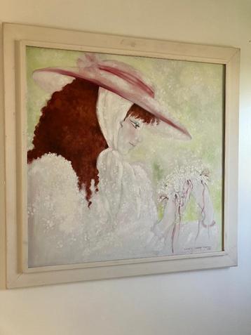 schilderij op doek, Charito Crahay-Montoro, schilderij beschikbaar voor biedingen