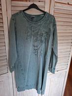 Didi sweatstof jurk met borduursel, maat 48, Maat 46/48 (XL) of groter, Didi, Knielengte, Gedragen