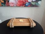 Eiken waxinelichthouder, Huis en Inrichting, Woonaccessoires | Kandelaars en Kaarsen, Ophalen of Verzenden, Nieuw, Hout, Minder dan 25 cm