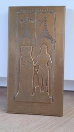 Antieke Plaque Baron Camoys & Vrouw, 1419, Ophalen