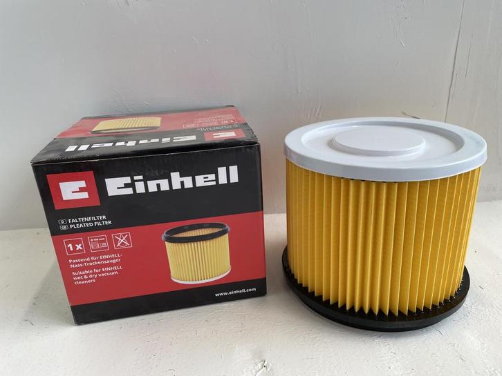 Einhell 2351110 Plooifilter voor nat-/droogzuigers, Doe-het-zelf en Verbouw, Gereedschap | Handgereedschap, Nieuw, Ophalen of Verzenden