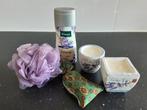 LAVENDEL SETJE met PUFF en KAARSJES, Ophalen of Verzenden, Zo goed als nieuw, Overige typen
