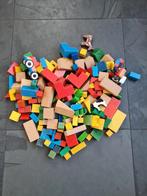 vintage houten blokken, Kinderen en Baby's, Speelgoed | Bouwstenen, Gebruikt, Ophalen