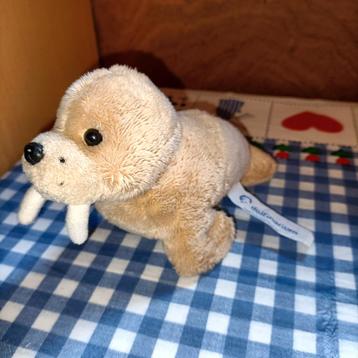 Oude vintage Dolfinarium walrus knuffel 20 cm beschikbaar voor biedingen