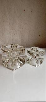 2 vintage Royal Leerdam kandelaar Floris Meydam, Antiek en Kunst, Ophalen of Verzenden