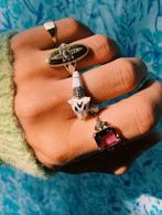 ️️✨Anna Nina Romy Boomsma Tiger of love gouden ring nieuw 16, Ophalen of Verzenden, Nieuw, Goud, Met edelsteen