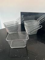 Nieuw Set van 8 xstuks patat/snack serveermandje, Ophalen of Verzenden, Nieuw, Overige materialen, Overige stijlen