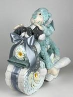 Luiertaart motor luiermotor jongen meisje aap groen, Kinderen en Baby's, Ophalen of Verzenden, Nieuw, Kraamcadeau