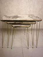 Bijzettafels, Huis en Inrichting, Tafels | Bijzettafels, 45 tot 60 cm, Minder dan 55 cm, Rond, Ophalen of Verzenden